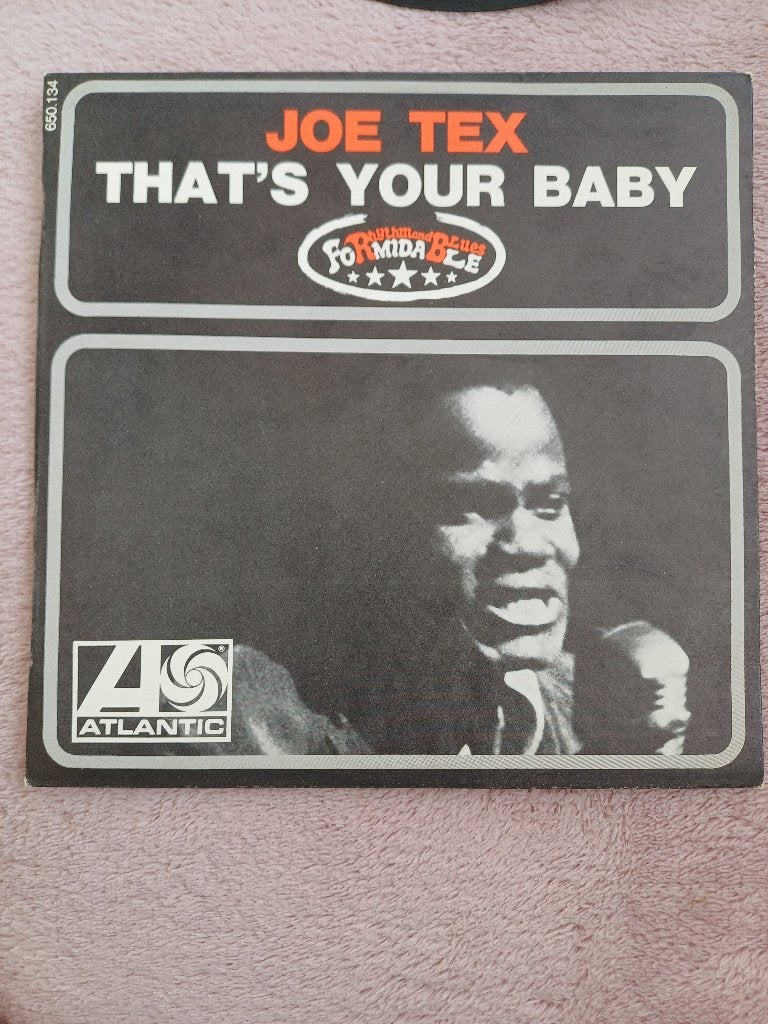 Joe Tex – That's Your Baby  1969  	Rhythm & Blues  nMINT, CD & DVD, Vinyles Singles, Comme neuf, Autres types, R&B et Soul, Enlèvement ou Envoi