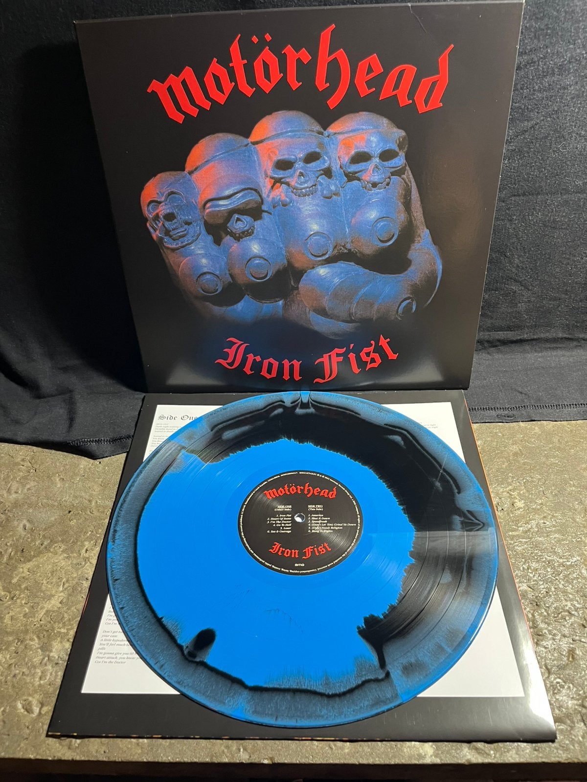 Vinyl lp motorhead iron fist, Cd's en Dvd's, Vinyl | Hardrock en Metal, LP, Metal, Colored vinyl, Ophalen of Verzenden