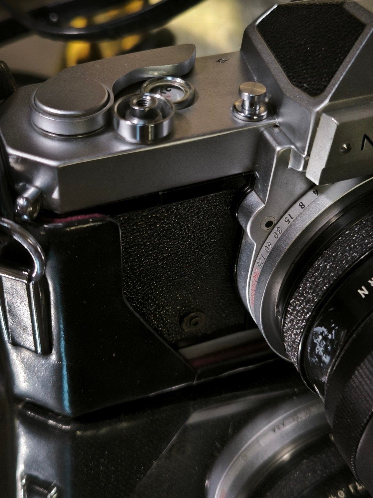 Appareil photo argentique Nikkormat FTN+ Téléobjectif Solig, Enlèvement ou Envoi, Utilisé, Reflex miroir, Nikon