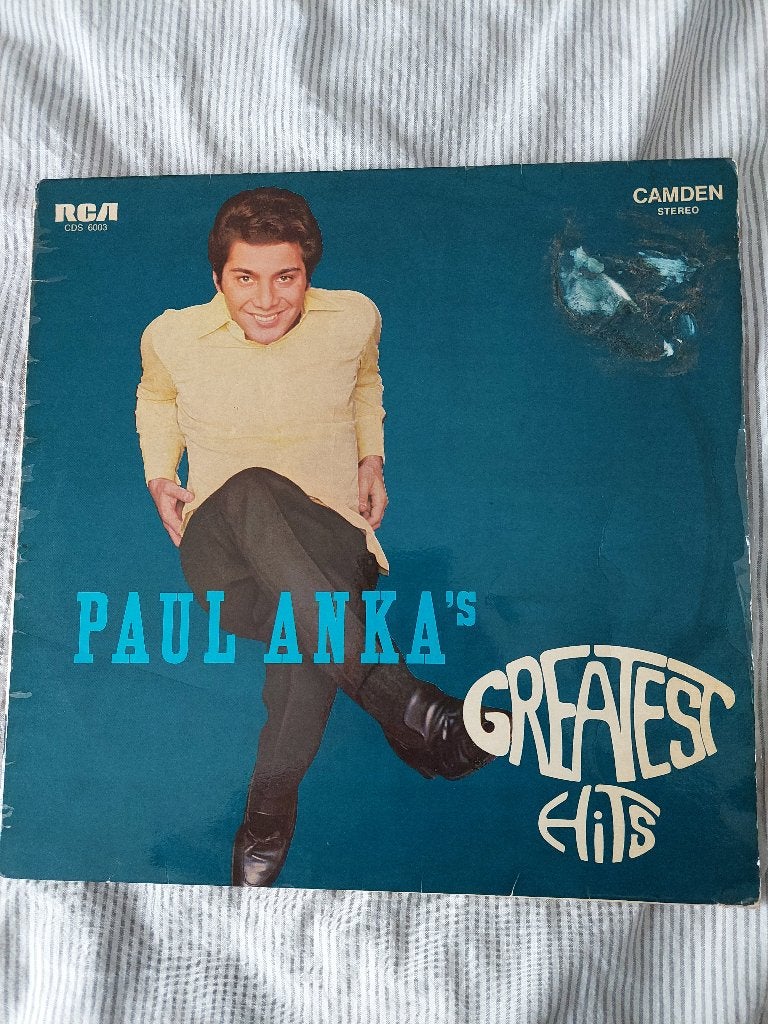 Paul Anka - Greatest Hits - LP Stereo, Beschermende buitenhoes, LP, Gebruikt, Ophalen of Verzenden