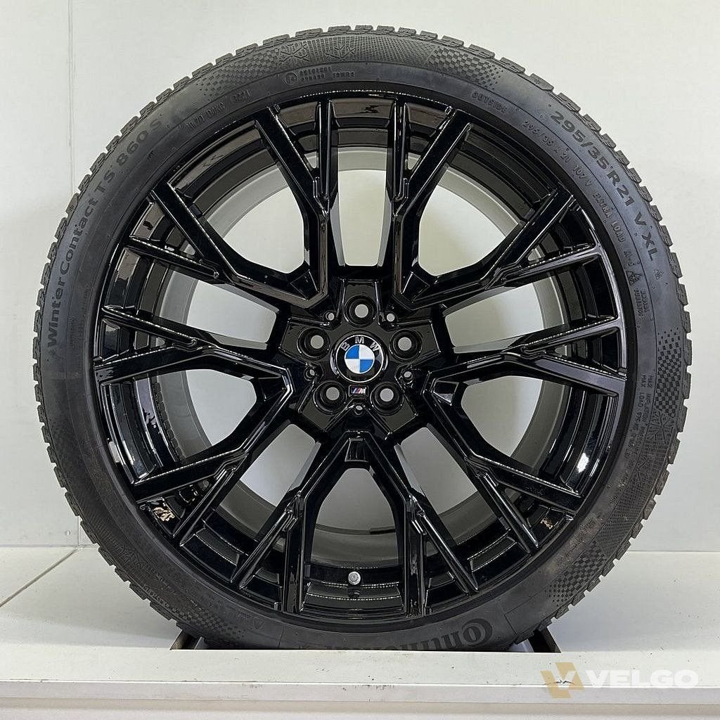 BMW X5 M F95 X6 M F96 BREEDSET VELGEN + WINTERBANDEN 22 INCH, Gebruikt, -, 275 mm, -