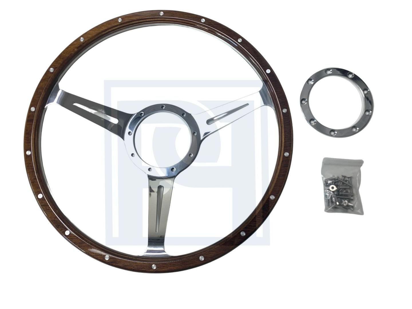 Volvo Stuurwiel hout type Moto Lita 15inch38 cm  PV544+Duett, Auto-onderdelen, Ophalen of Verzenden, Nieuw