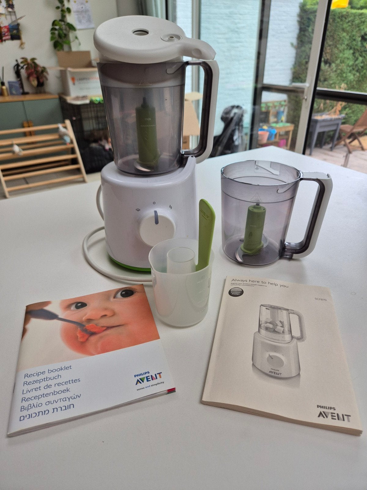 baby keukenrobot 2 in 1, Préparateur de repas pour bébé, Enlèvement, Fonction vapeur, Philips Avent