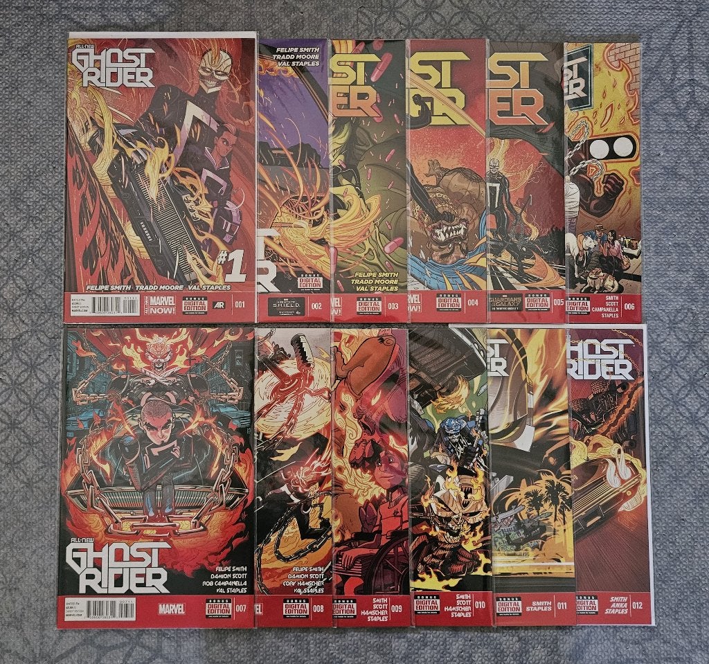 All-New Ghost Rider #1-12 (2014 - completed), Amerika, Complete serie of reeks, Nieuw, Ophalen of Verzenden
