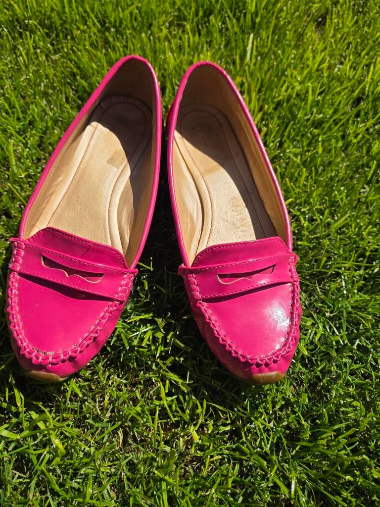 Knappe roze mocassins maat 39, Instappers, Ophalen of Verzenden, Zo goed als nieuw, Roze