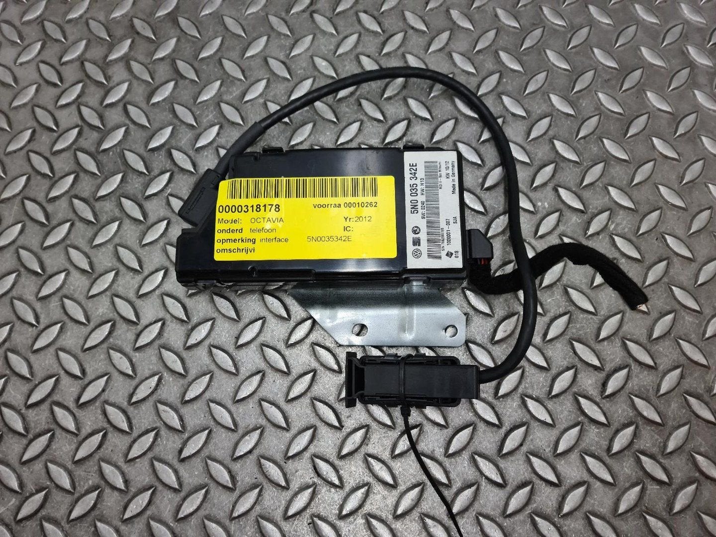 SKODA OCTAVIA COMPUTER ECU 2012, Enlèvement ou Envoi, Utilisé, ARN reconnu