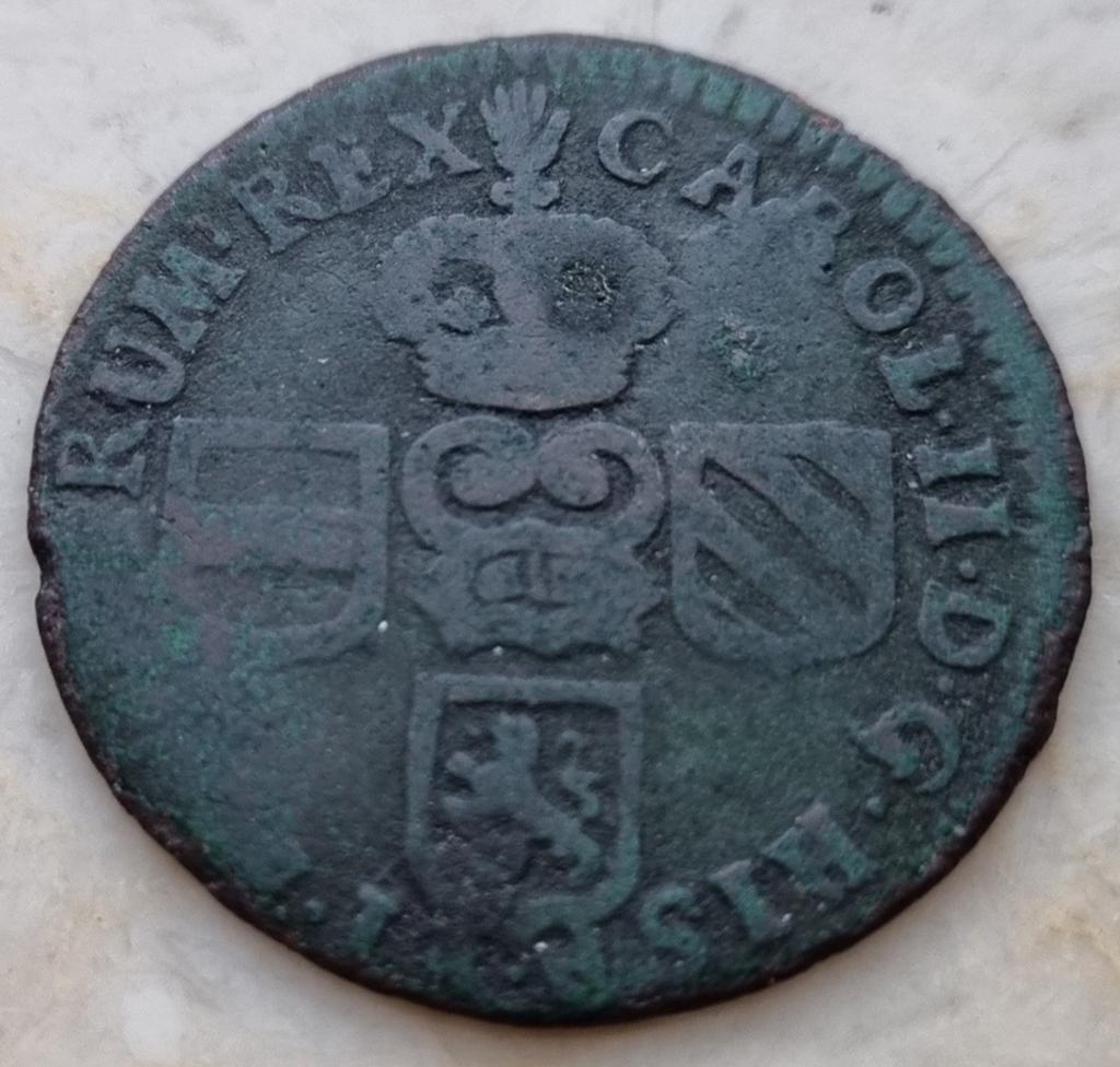 Oord 1692 (Antwerpen) Karel II, Postzegels en Munten, Munten | België, Ophalen of Verzenden, Losse munt