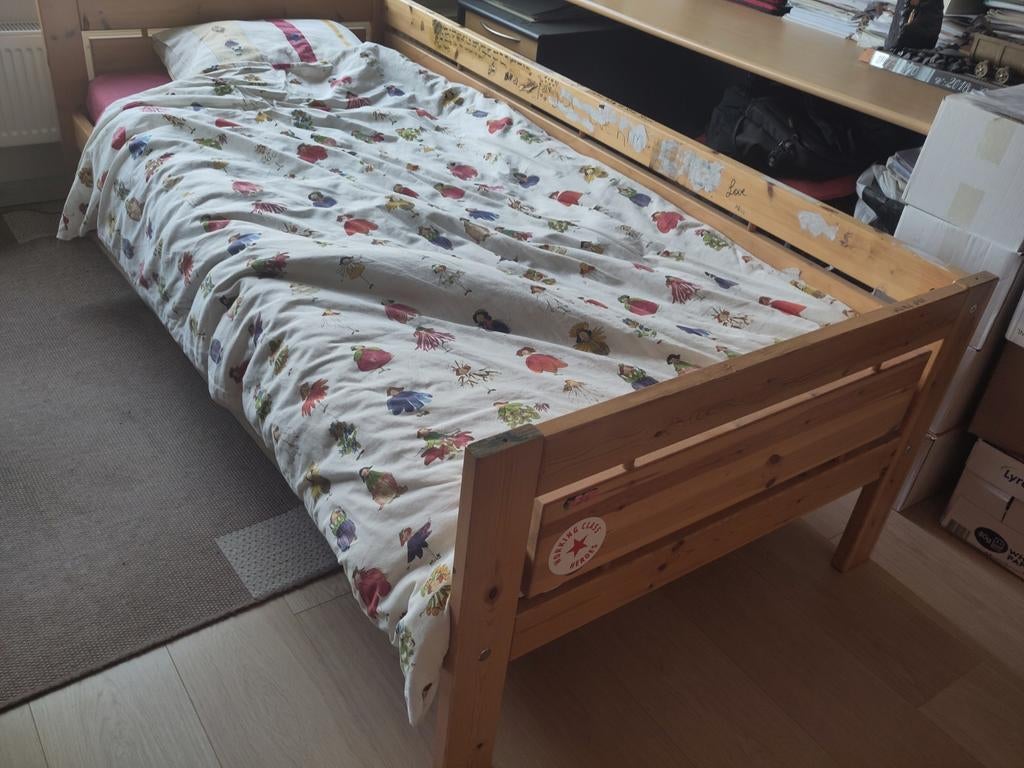 Lifetime Bed - Halfhoog - Hoogslaper + lattenbodem, Kinderen en Baby's, Kinderkamer | Stapelbedden en Hoogslapers, Ophalen, Gebruikt