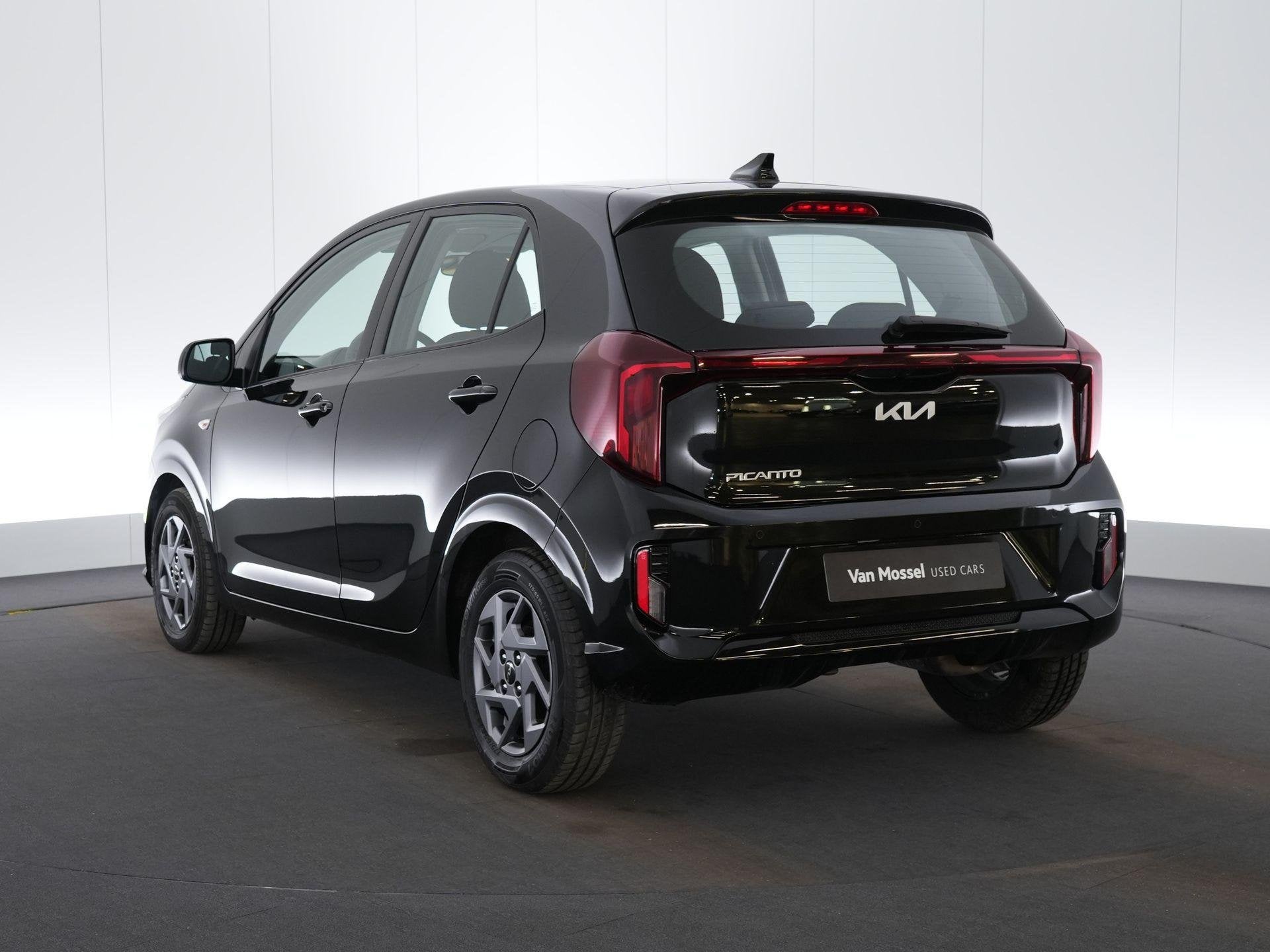 Kia Picanto 1.0 MPI 67 Pulse AMT - Actie - Promo -, Auto's, Kia, Stof, Gebruikt, Zwart, Zwart