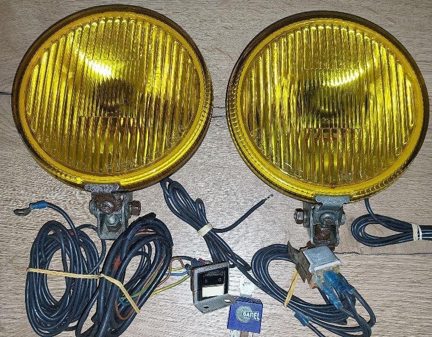 Zeldzame FER DDR Mistlampen Set 18 cm (Type 24015) Compleet!, Ophalen, Gebruikt, Lada