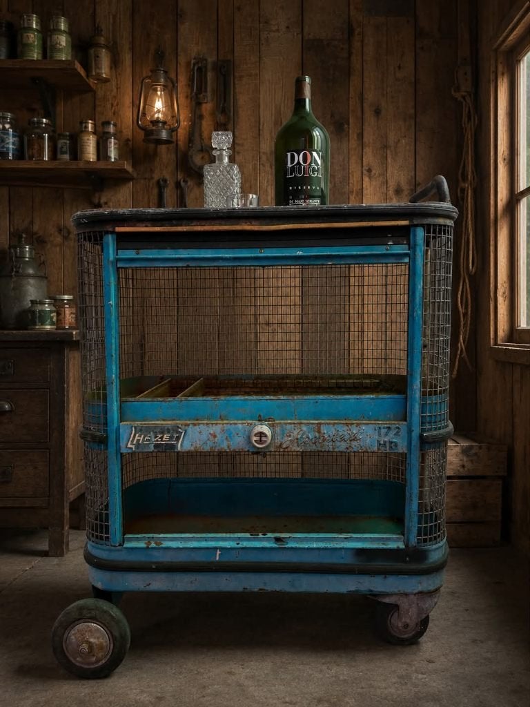 Industrieel karretje Hazet, Antiek en Kunst, Curiosa en Brocante, Ophalen