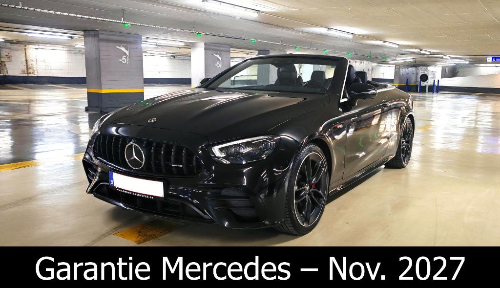 MERCEDES  CABRIOLET  E53  AMG  4 MATIC - V6 - 435 cv, Autos, Achat, Cabriolet, Entretenue par le concessionnaire, Noir