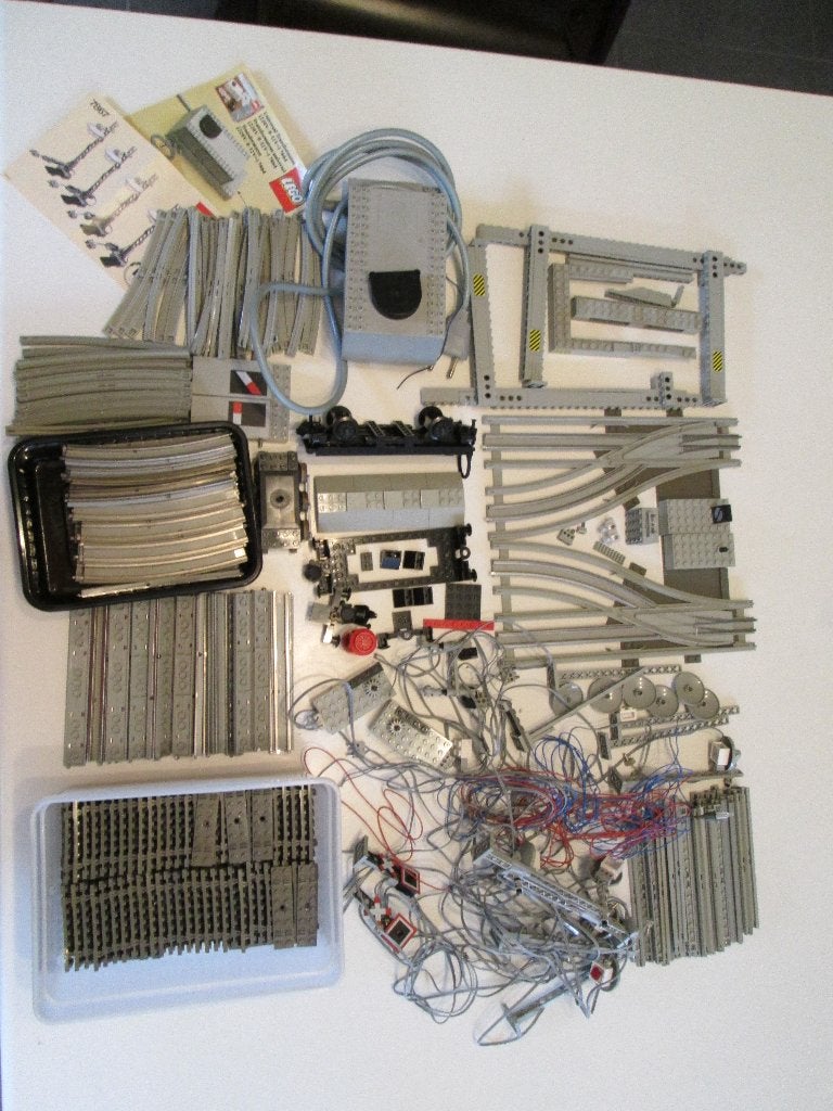 Lego , vintage sporen, transvo, lampen, wissels, verbindings, Kinderen en Baby's, Gebruikt, Overige thema's, Lego, Ophalen of Verzenden