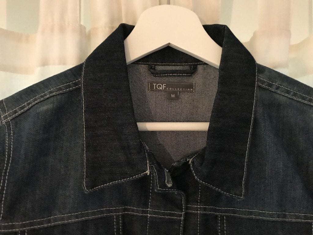 Veste tissu bleu « jeans » TQF Jamais portée, Vêtements | Femmes, Enlèvement, Neuf, Bleu