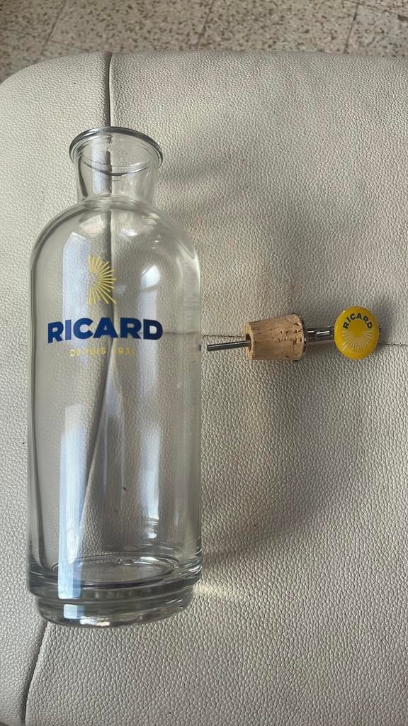 Ricard - lot carafe et bec verseur, Envoi, Neuf