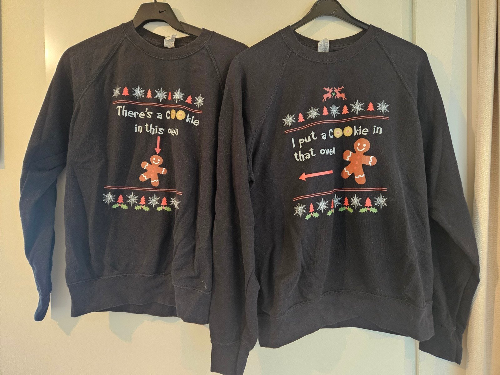 Kersttruien aankondiging zwangerschap, Kleding | Dames, Truien en Vesten, Ophalen, Gedragen, Maat 38/40 (M)