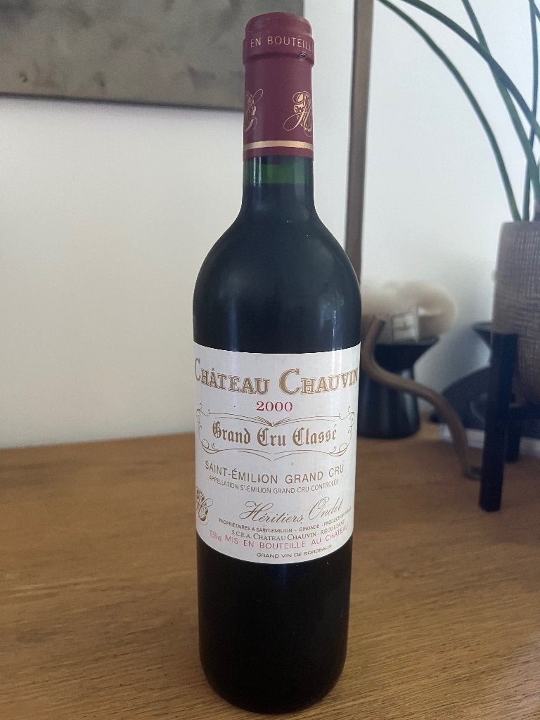 Château Chauvin 2000, Verzamelen, Wijnen, Nieuw, Ophalen of Verzenden, Rode wijn, Vol