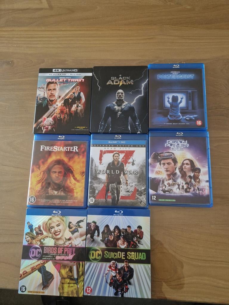 8 bluray waarvan 2 4kultra films, Cd's en Dvd's, Blu-ray, Ophalen