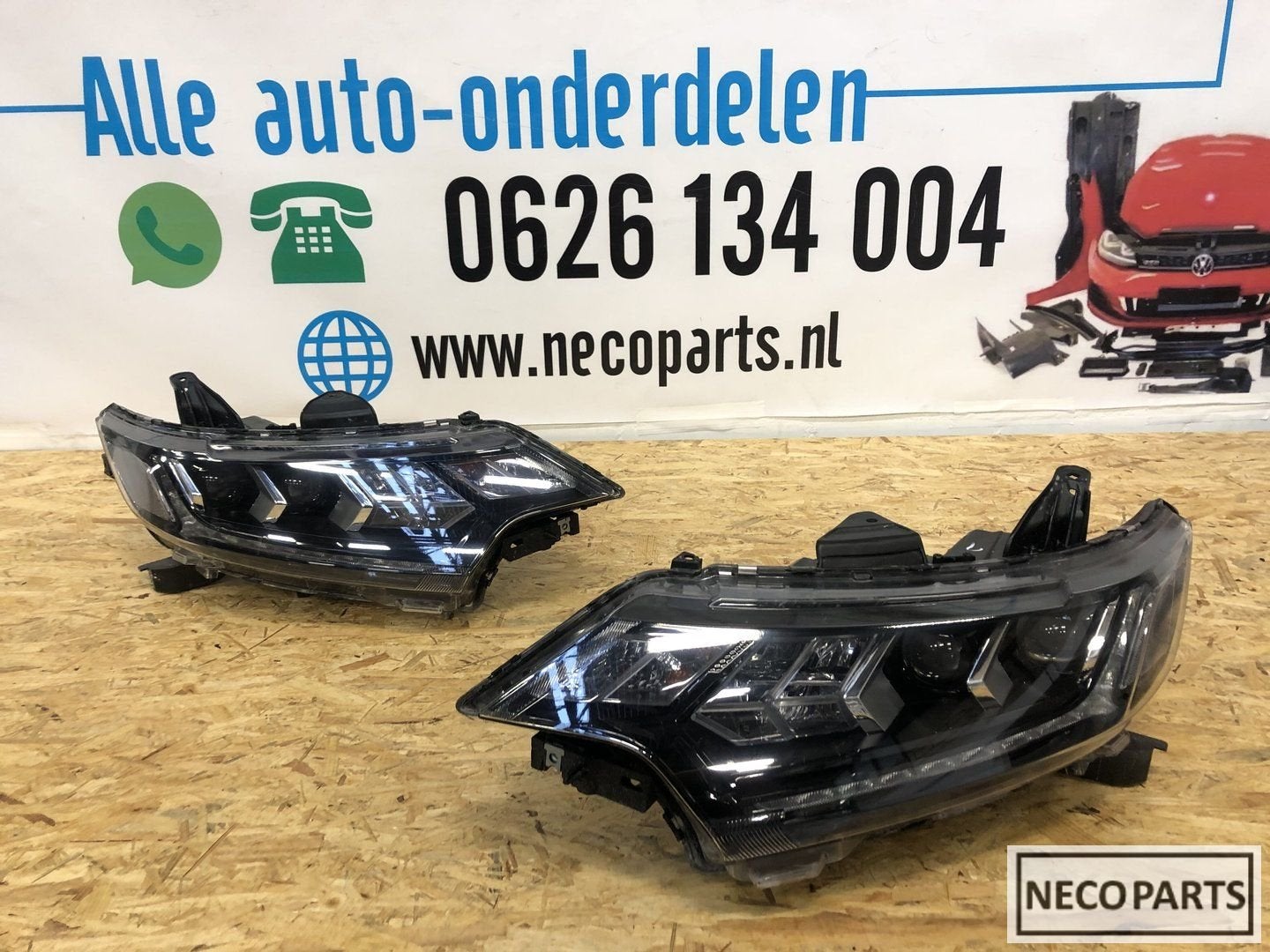 MITSUBISHI OUTLANDER 3 FACELIFT VOL LED KOPLAMP KOPLAMPEN, -, Utilisé, Mitsubishi, -
