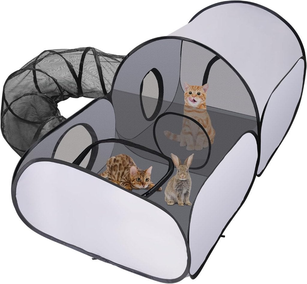 Opvouwbare kattenbox met tunnel, Ophalen of Verzenden, Nieuw