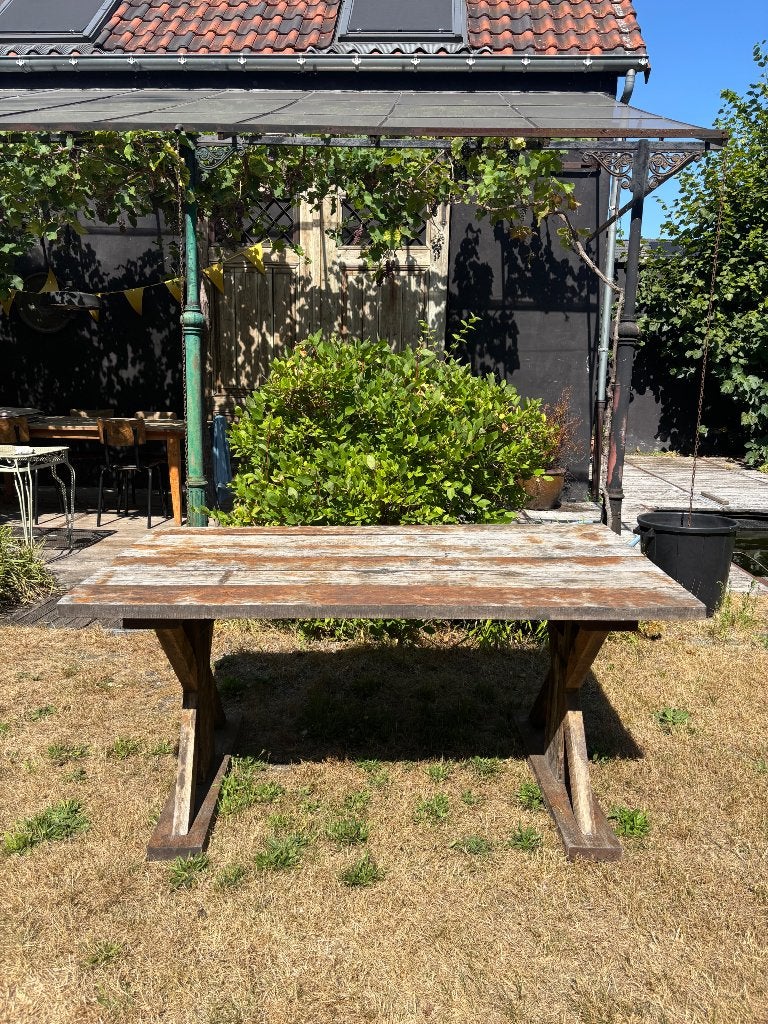 Eettafel 95cm x 165cm, Huis en Inrichting, Tafels | Eettafels, Ophalen, Gebruikt, Teakhout, 50 tot 100 cm