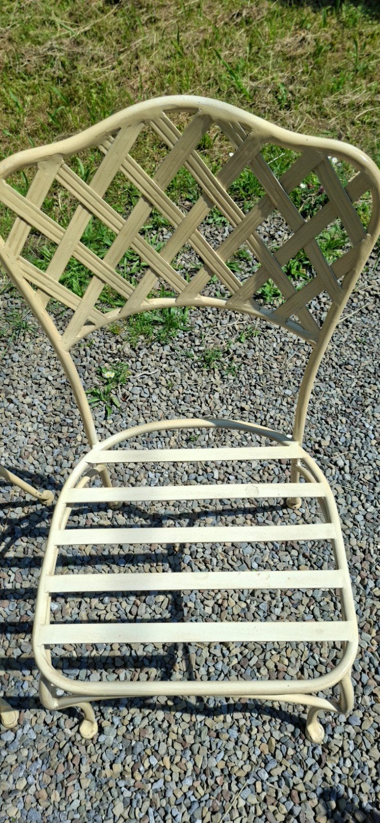 6 chaises de jardin ou d'intérieur en fer forgé, Enlèvement