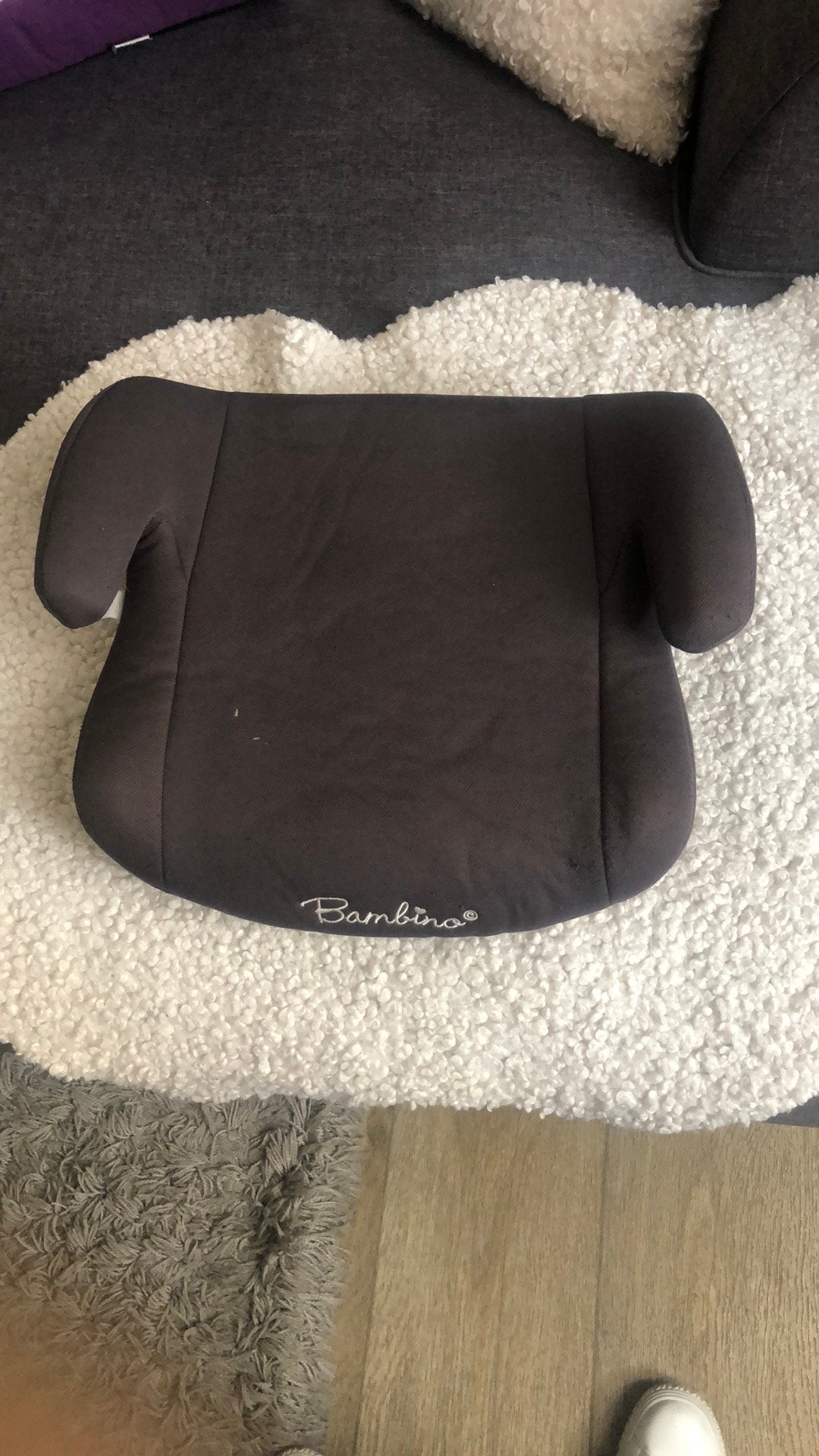 Rehausseur voiture gris anthracite de marque Bambino., Enlèvement, Comme neuf, 15 à 36 kg