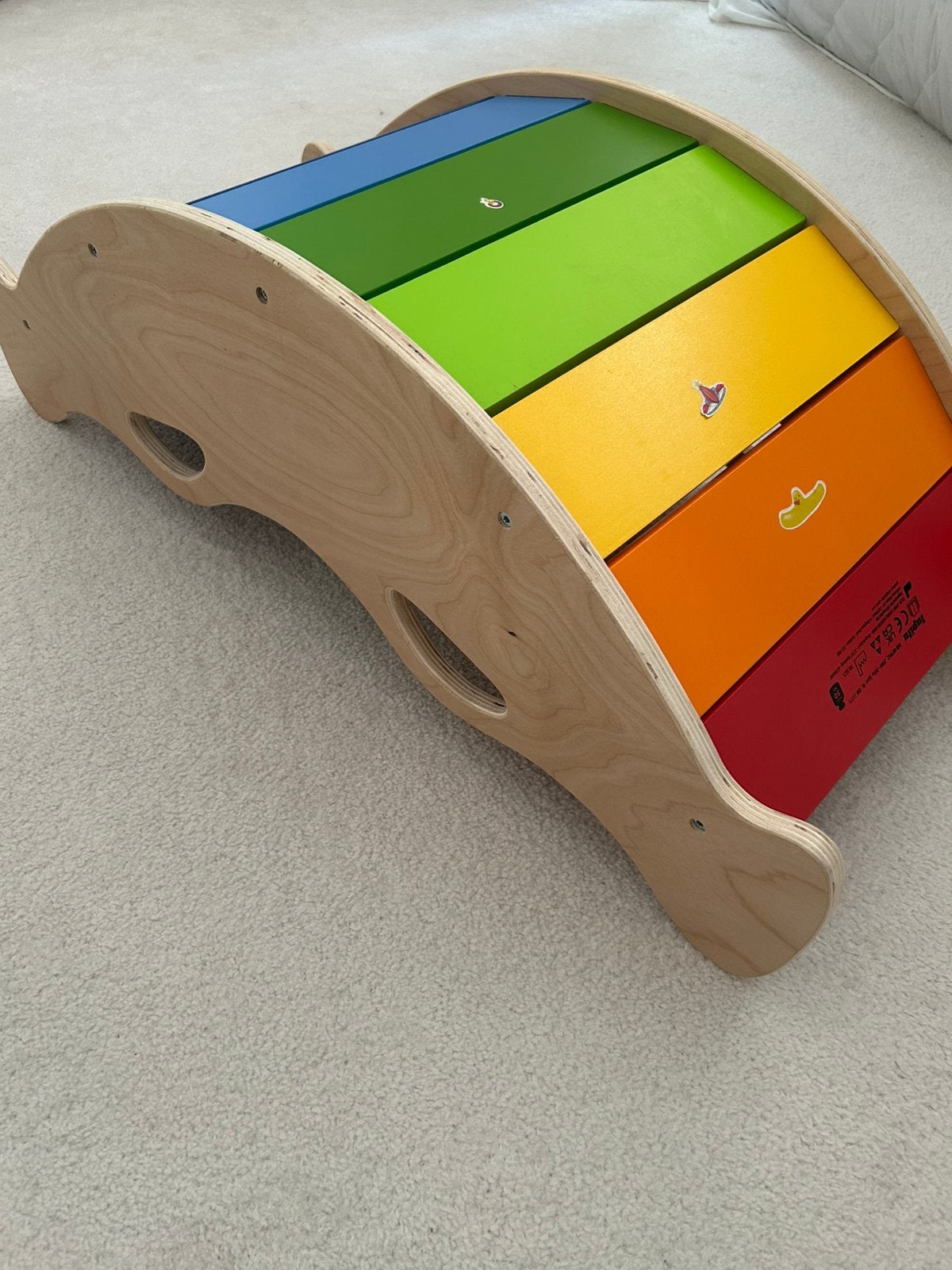 Bascule d’équilibre en bois multicolore, Enlèvement ou Envoi, Comme neuf