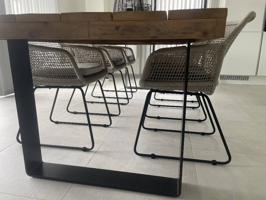 Arm stoelen Outdoor & Indoor, Ophalen, Zwart, Zo goed als nieuw, Metaal