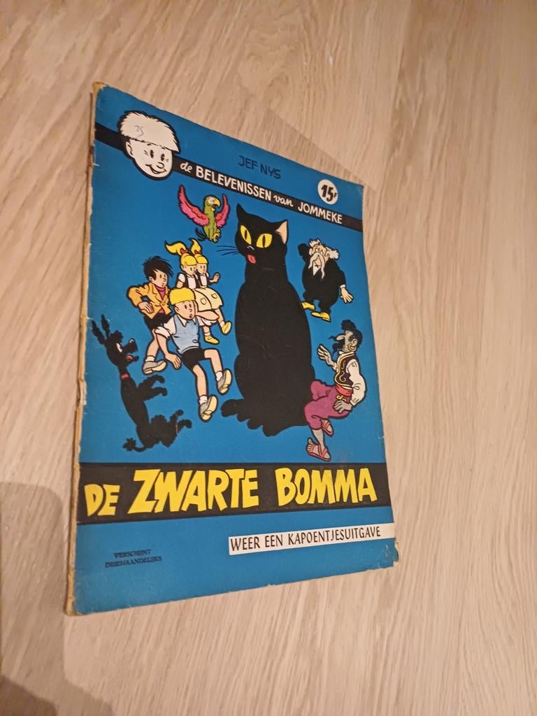 De zwarte bomme jommeke eerste druk, Ophalen of Verzenden