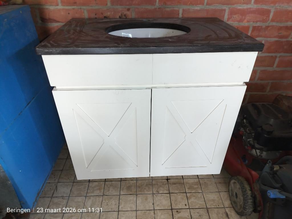 Badkamermeubel, Enlèvement, Utilisé, Meuble lavabo