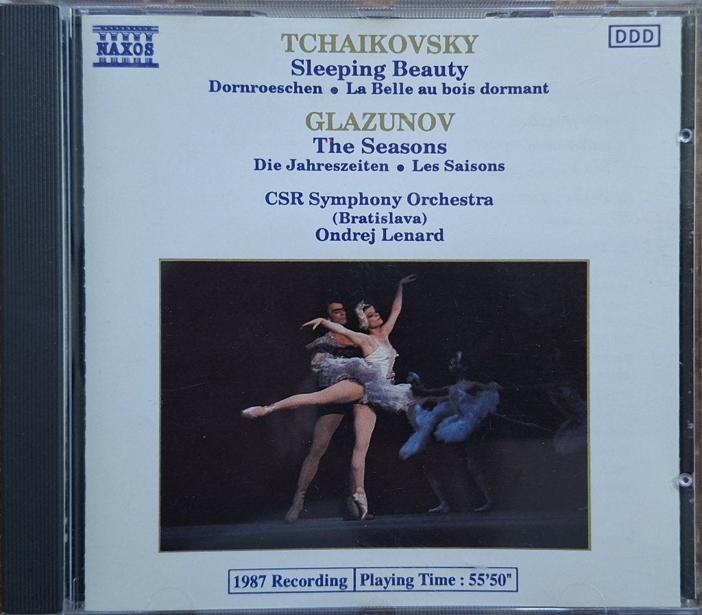 Tchaikovsky – Sleeping Beauty /  Glazunov - The Seasons - Cd, Ophalen of Verzenden, Gebruikt, Tchaikovsky