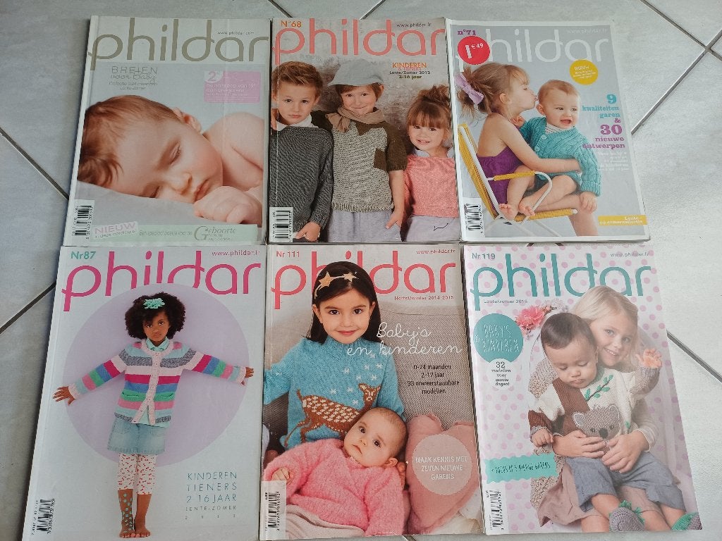 breiboeken phildar oude geen recente 3 euro per stuk, Ophalen of Verzenden, Gebruikt, Breien, Patroon of Boek