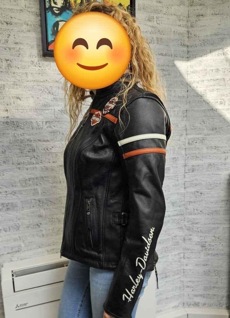 Harley Davidson lederen vest dames, Motoren, Ophalen, Jas | leer, Nieuw zonder kaartje, Harley davidson