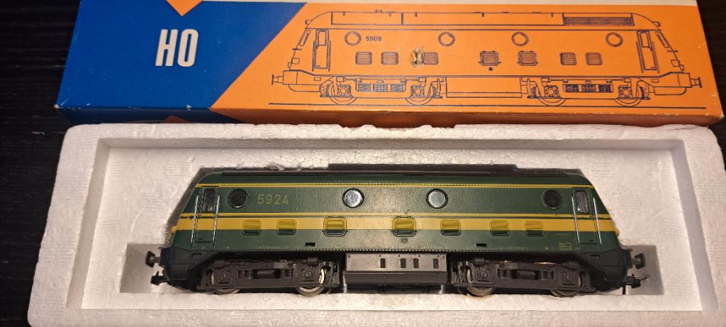 Roco nmbs reeks 59 dieselloc, Analogique, Enlèvement ou Envoi, Roco, Locomotive