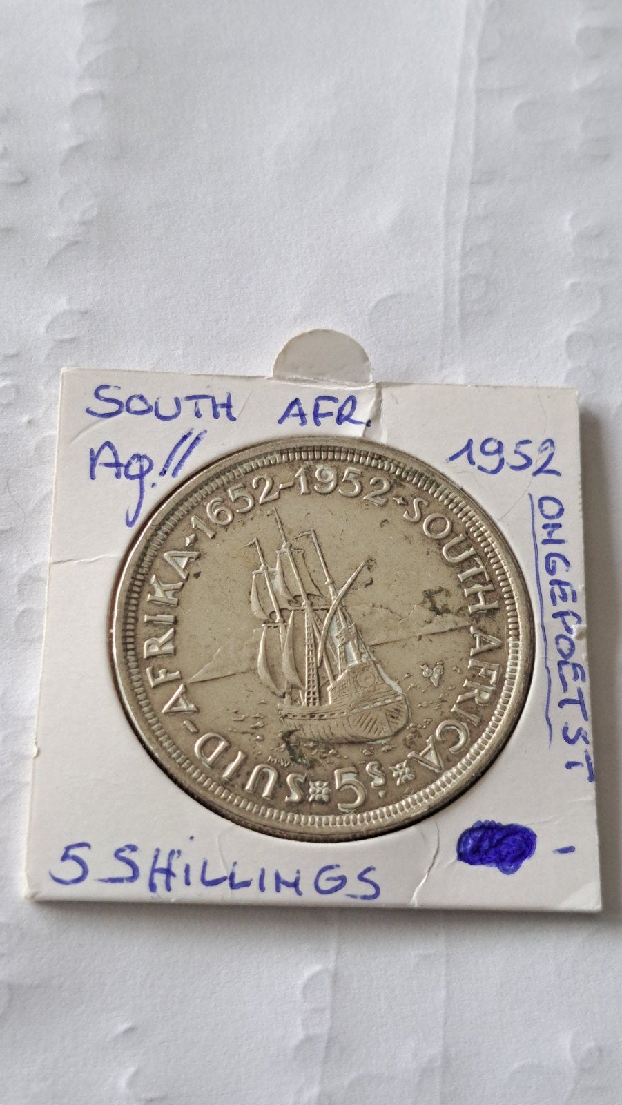 Afrique du Sud 5 shillings 1952 AG//, Enlèvement ou Envoi