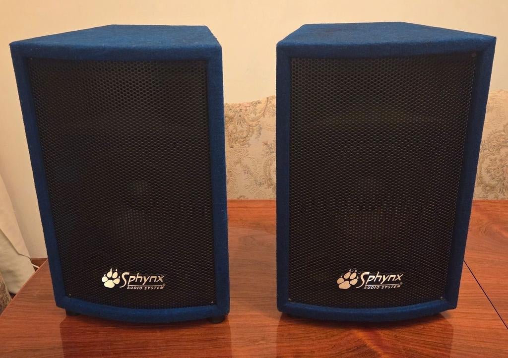 Paire d'enceintes passives Sphynx Audio System, Autres marques, 60 à 120 watts, Enlèvement, Utilisé