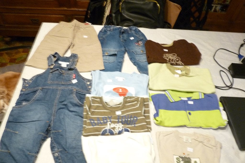 lot vêtements bébé garçon 6 à 9 mois  68/74, Ophalen of Verzenden, Zo goed als nieuw, Jongetje, Overige typen