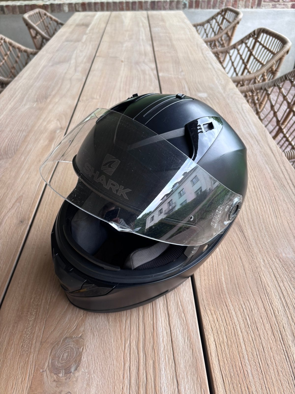 Shark integraalhelm maat M, Motoren, Kleding | Motorhelmen, Ophalen of Verzenden, M, Integraalhelm, Shark