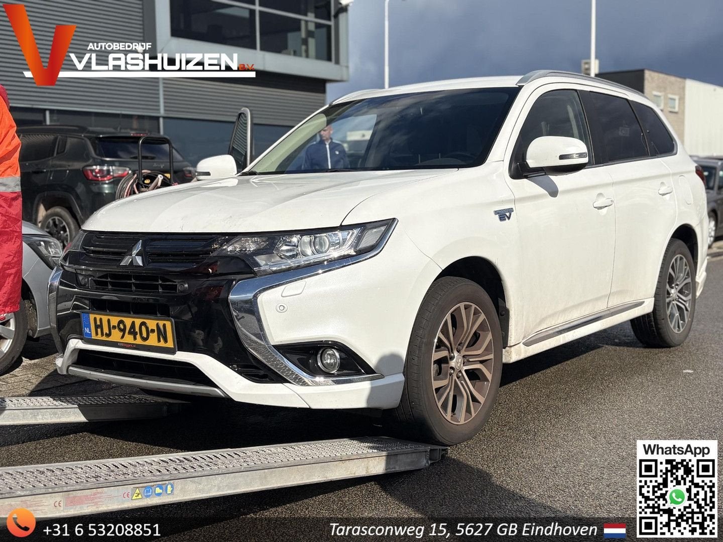 Mitsubishi Outlander 2.0 PHEV Executive Edition | Leder | Cl, Auto's, Zwart, Wit, Bedrijf, Hybride Elektrisch/Benzine
