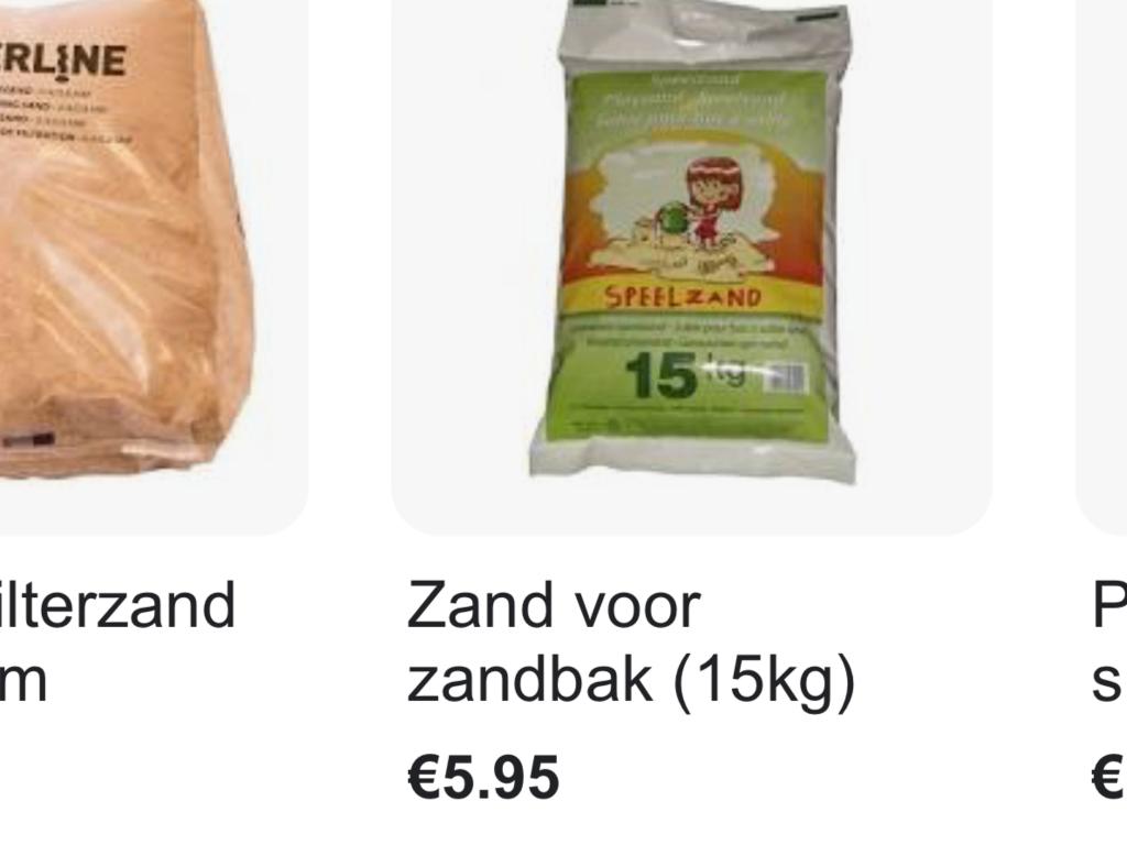 Zandbakzand, Enlèvement, Neuf