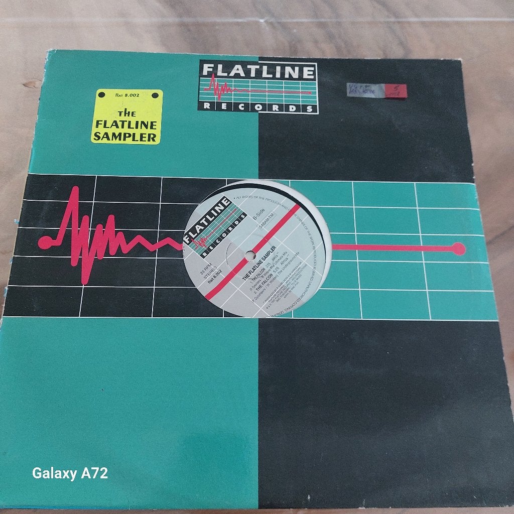 the flatline sampler 12 inch maxi, Cd's en Dvd's, Vinyl | Dance en House, Gebruikt, Hardcore, Ophalen of Verzenden, 12 inch
