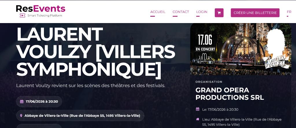 Concert LAURENT VOULZY 17/06 à Abbaye de Villers-la-Ville, Trois personnes ou plus, Juin, Chanson réaliste
