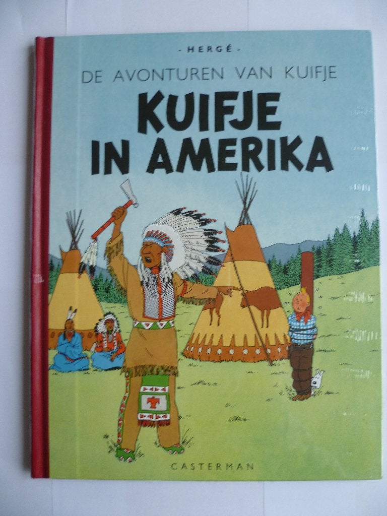 KUIFJE 1E DRUK FACSIMILE UITGAVE"KUIFJE IN AMERIKA"UIT 2005, Boeken, Eén stripboek, Nieuw, Ophalen of Verzenden, Hergé