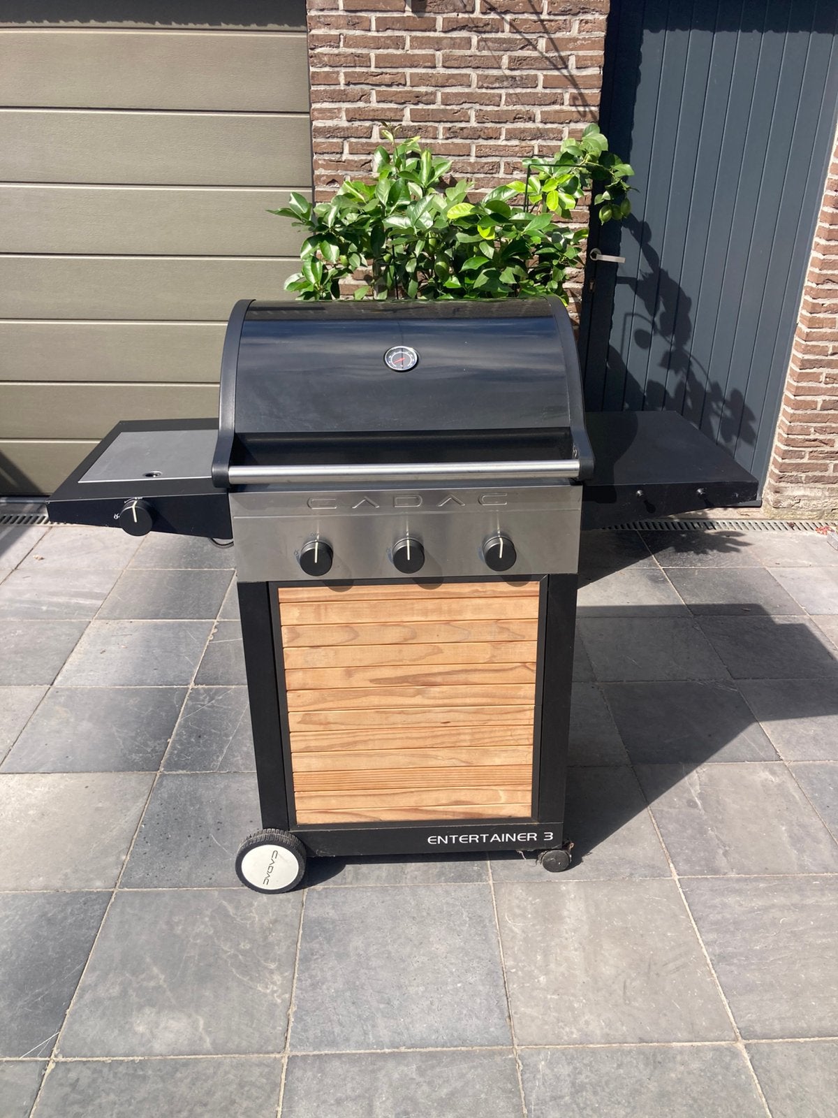 Bbq Cadac entertainer Woody 3B incl volle gasfles, Jardin & Terrasse, Barbecues à gaz, Enlèvement, Comme neuf
