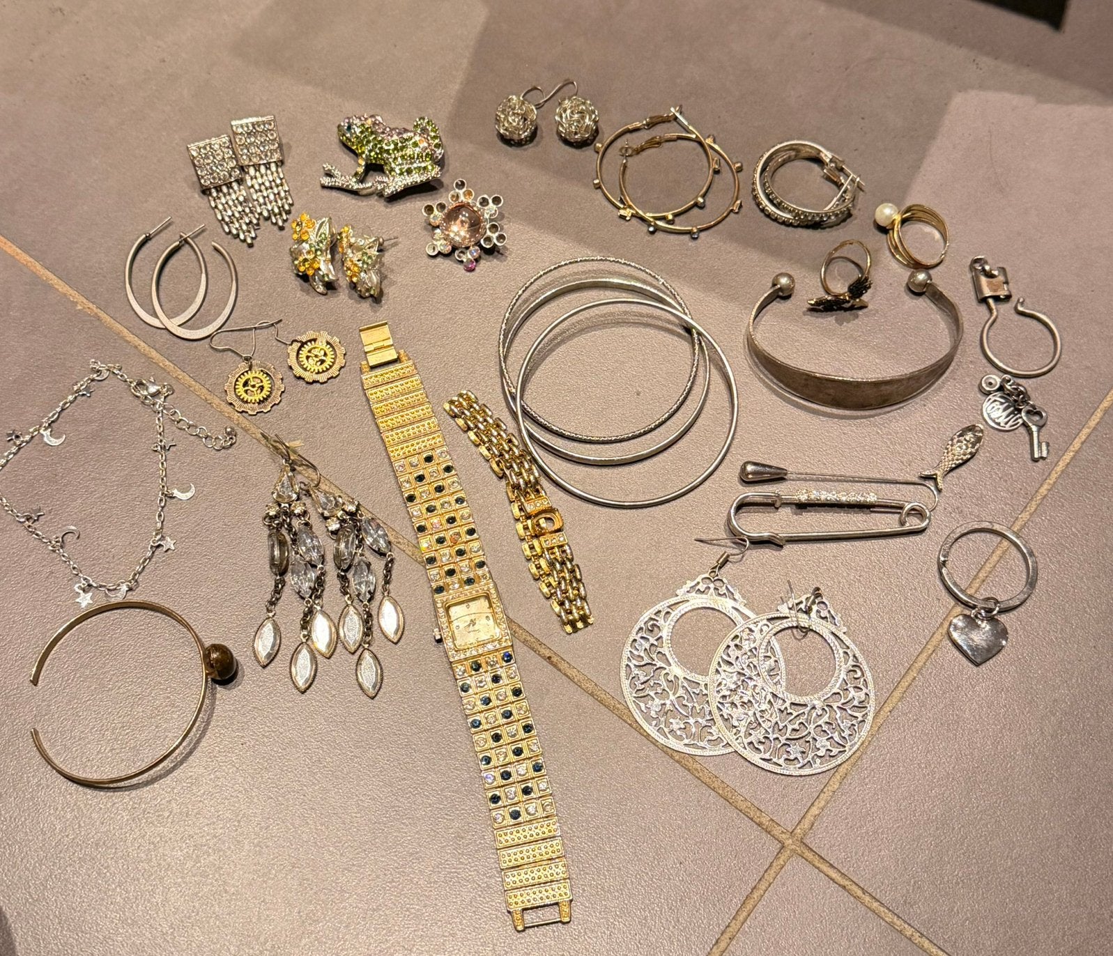 Lot juwelen, Handtassen en Accessoires, Ophalen of Verzenden, Gebruikt