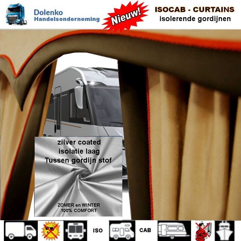 ISO CAB Isolerende Truck Gordijnen, Auto-onderdelen, Ophalen of Verzenden, Nieuw, Overige merken, Interieur en Bekleding