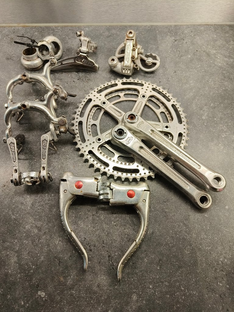 Pièces de vélo route rétro Suntour Moser Shim 600 Arabesque, Enlèvement, Utilisé