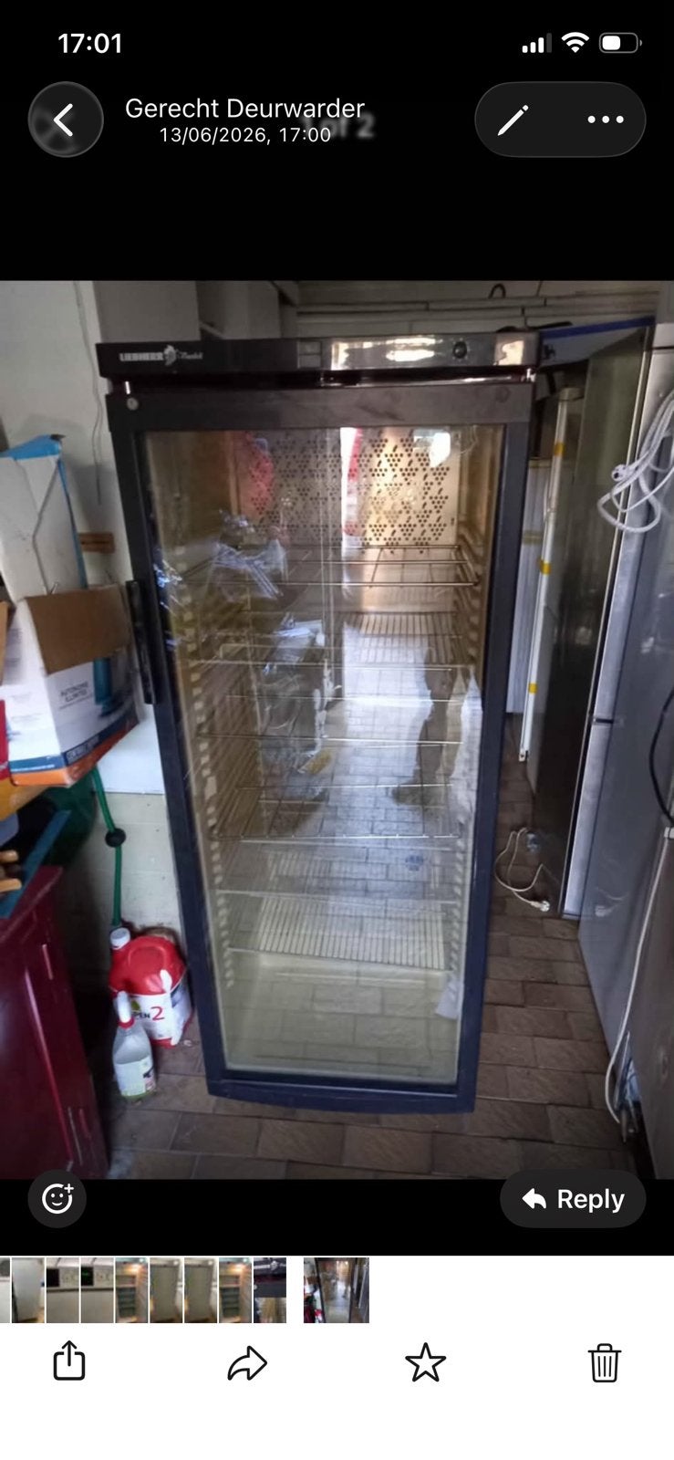 Libherr freezer glass, Enlèvement, Comme neuf