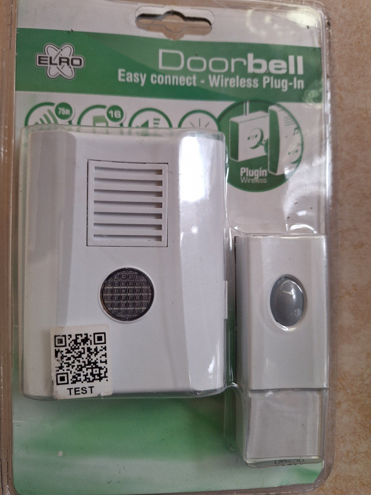 SONNETTE ÉLECTRIQUE, Maison & Meubles, Enlèvement ou Envoi, Neuf, Sans fil